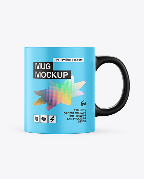 Matte Mug Mockup - Free+PSD+|+Technology+logo+vector+template