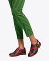 Oxford Shoes on Woman's Legs Mockup