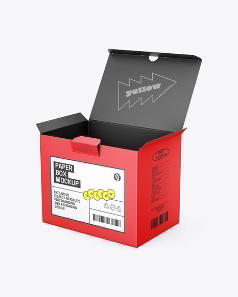 Paper Box Mockup - Blank+Paper+Box+Mockup+Image+