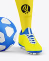 Full Soccer Kit w/ Mannequin Mockup - Front View