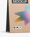 Kraft Paper Table Tent Mockup