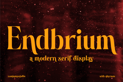 Endbrium Font - Fonts