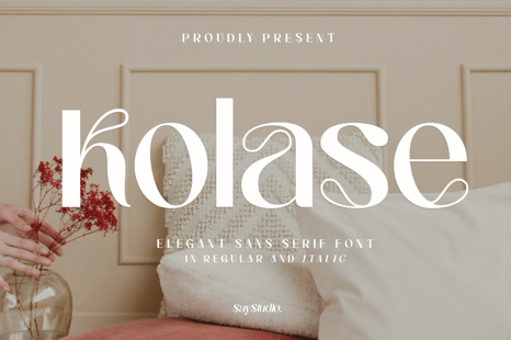 Kolase - Elegant Sans Font - Stylish fonts