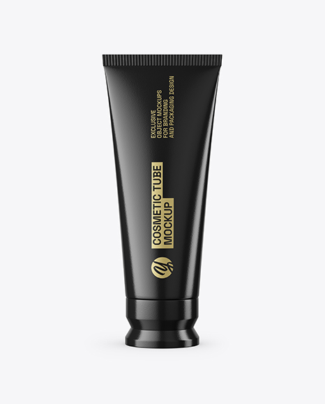 Glossy Cosmetic Tube Mockup