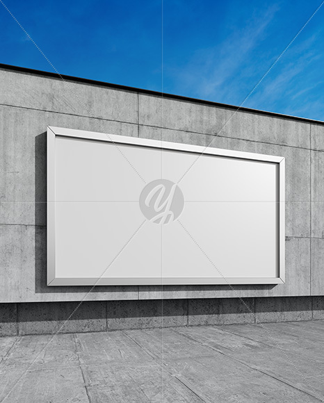 Billboard on the City Street Mockup