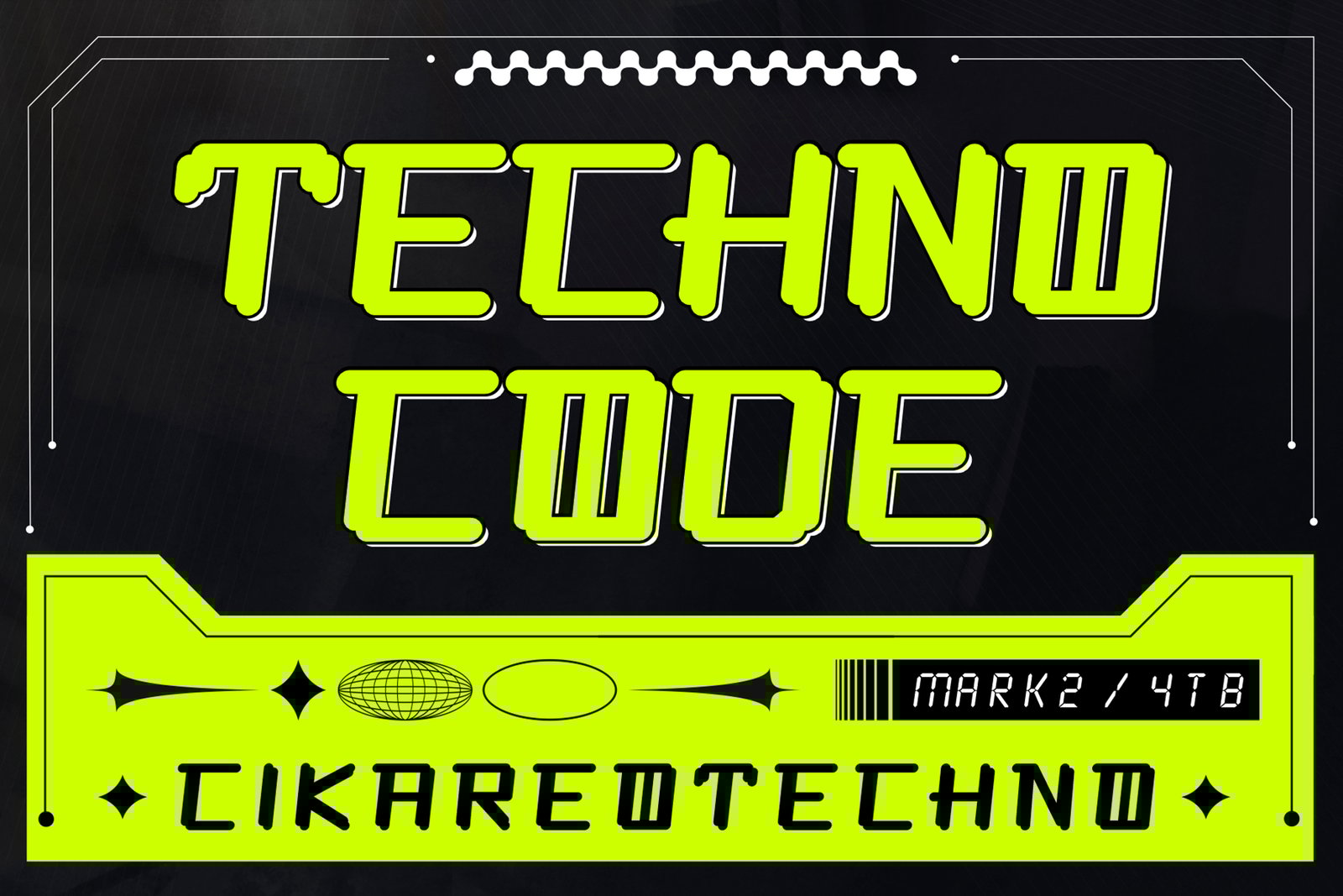 Corush - Modern Tech Futuristic Font