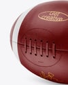 Leather Rugby Ball Mockup