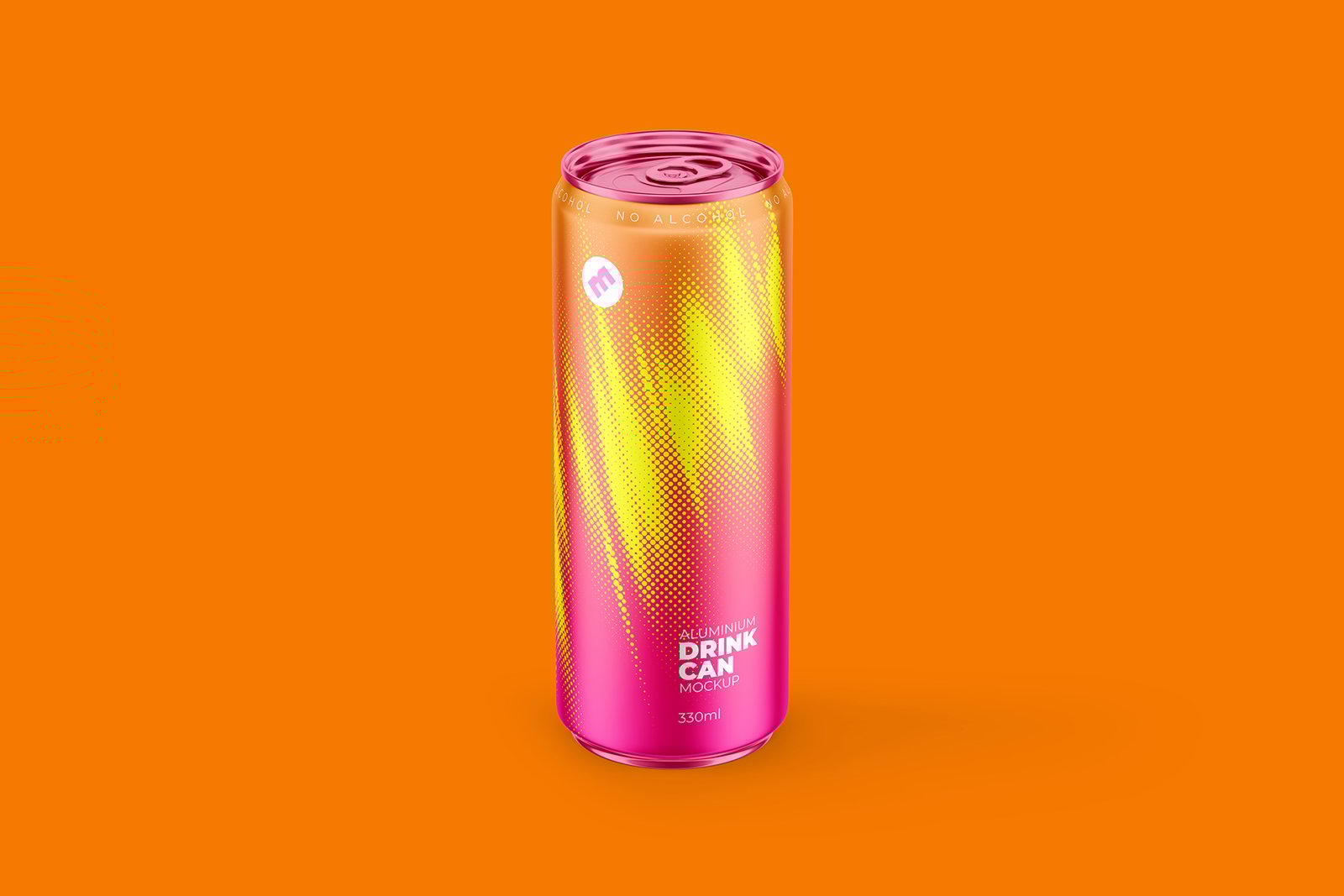 Sleek 330ml Aluminium Can Mockup