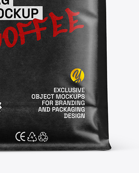 Kraft Paper Coffee Bag Mockup