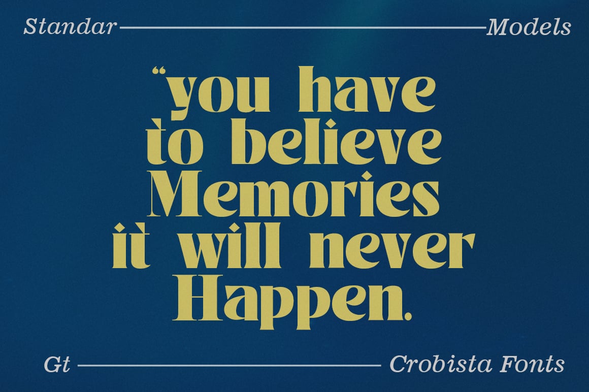 Crobista Font
