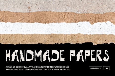 Handmade Paper Textures Pack - Textures