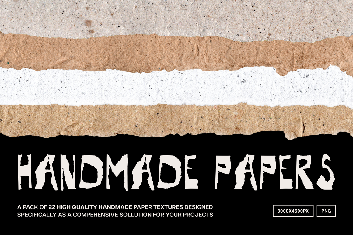 Handmade Paper Textures Pack