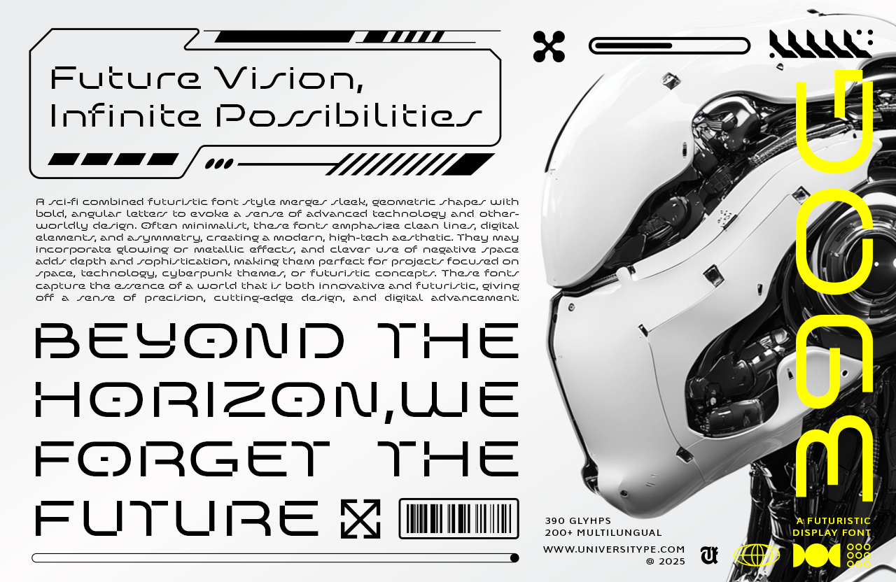 UT Defghio Nixav - A Futuristic Font