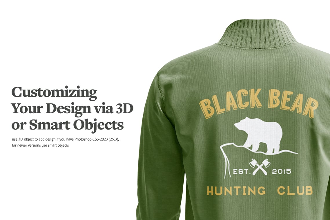 Quarter Zip Sweater Mockups Set