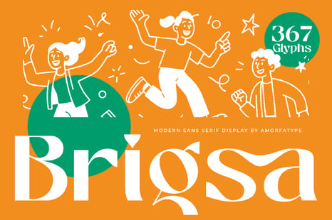 Brigsa Modern Sans Serif - Fonts