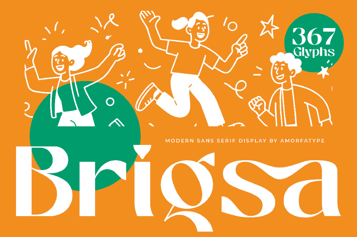 Brigsa Modern Sans Serif