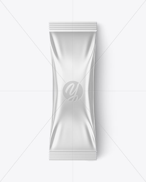 Metallic Sachet Mockup