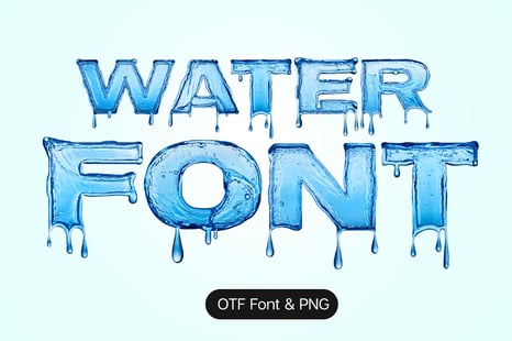 Water Font - Under the sea