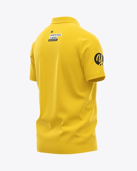 Men's Casual Polo Shirt Mockup
