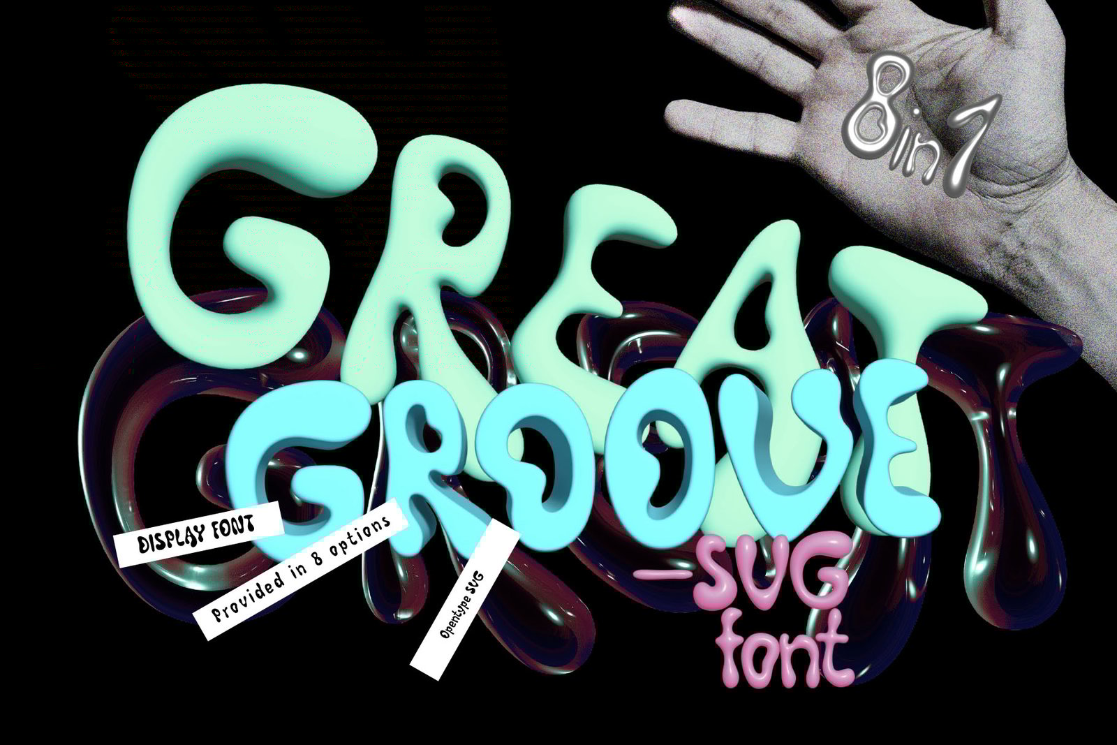 Great Groove, an SVG font