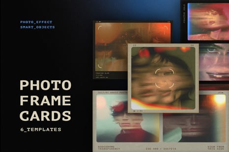 Photo Frame Cards - Stationery Mockups