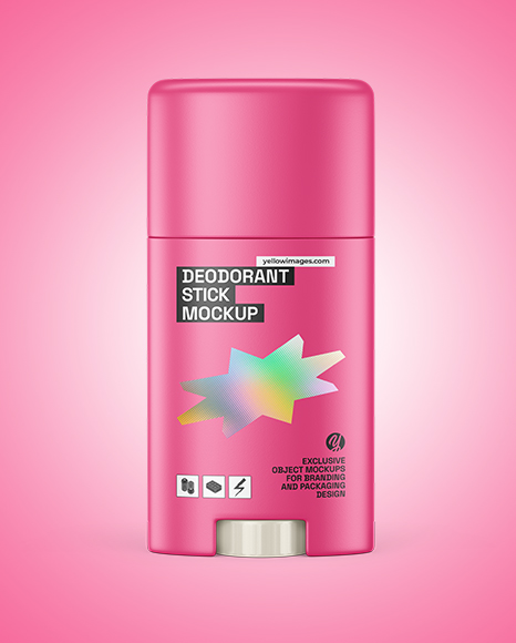 Matte Deodorant Stick Mockup
