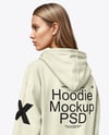 A Woman in a Hoodie Mockup