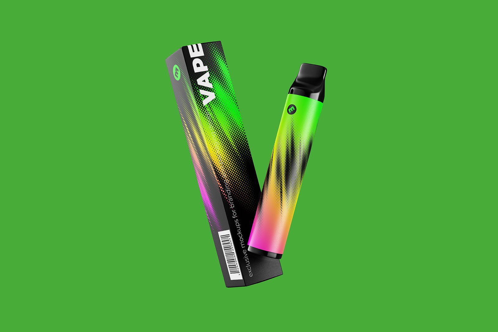 Vape E-liquid Device Mockup