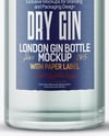 Dry Gin Bottle Mockup