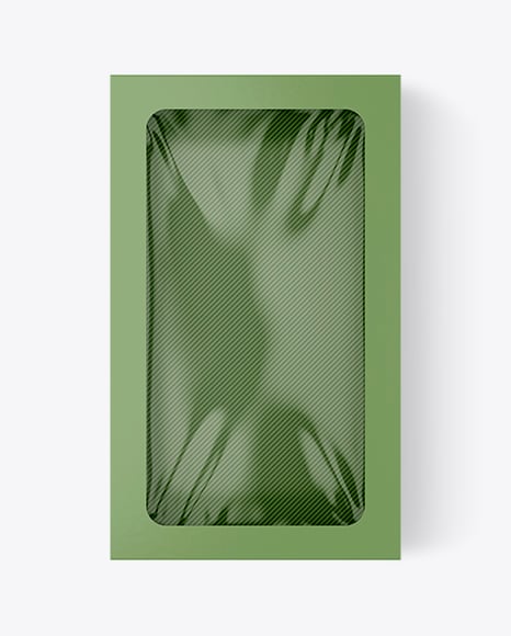 Empty Carton Box Mockup