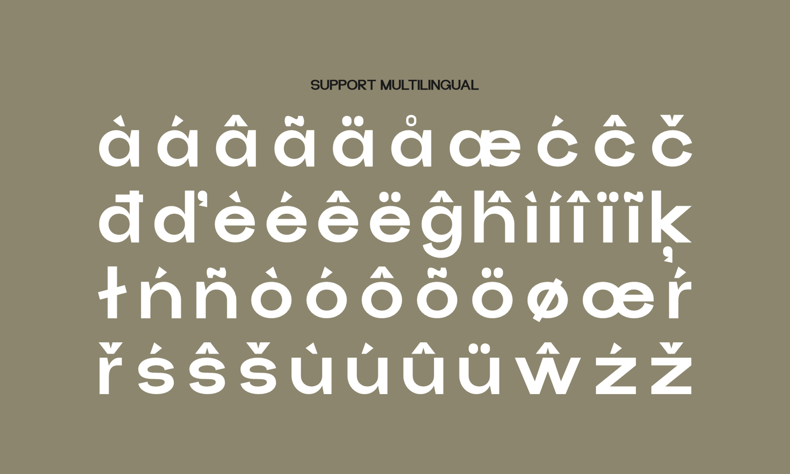 Pasbile - Sans Serif Modern Font