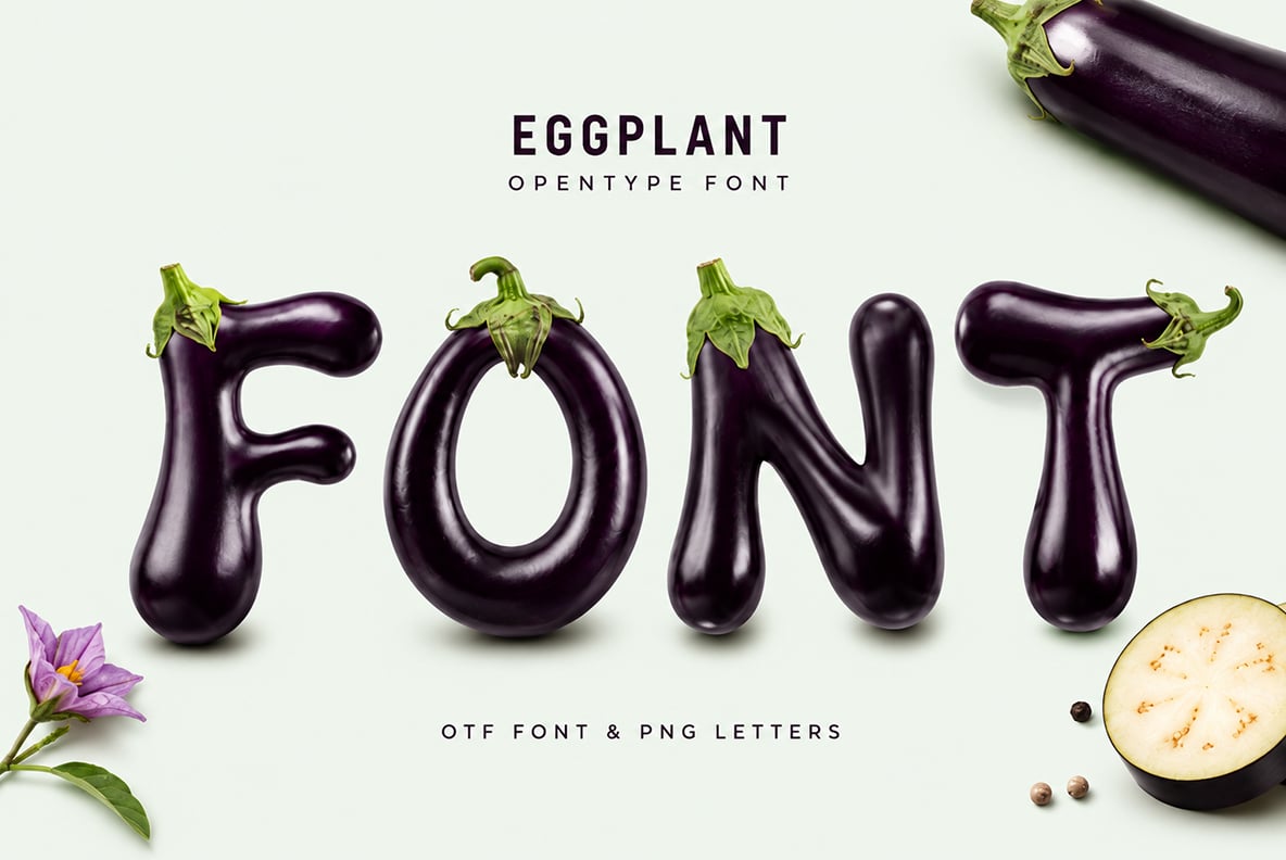 Eggplant Font