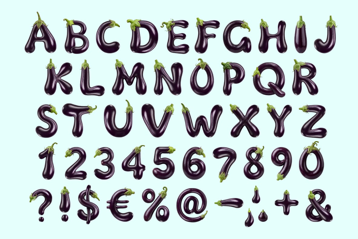 Eggplant Font
