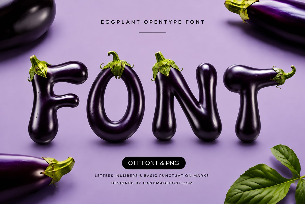 Eggplant Font