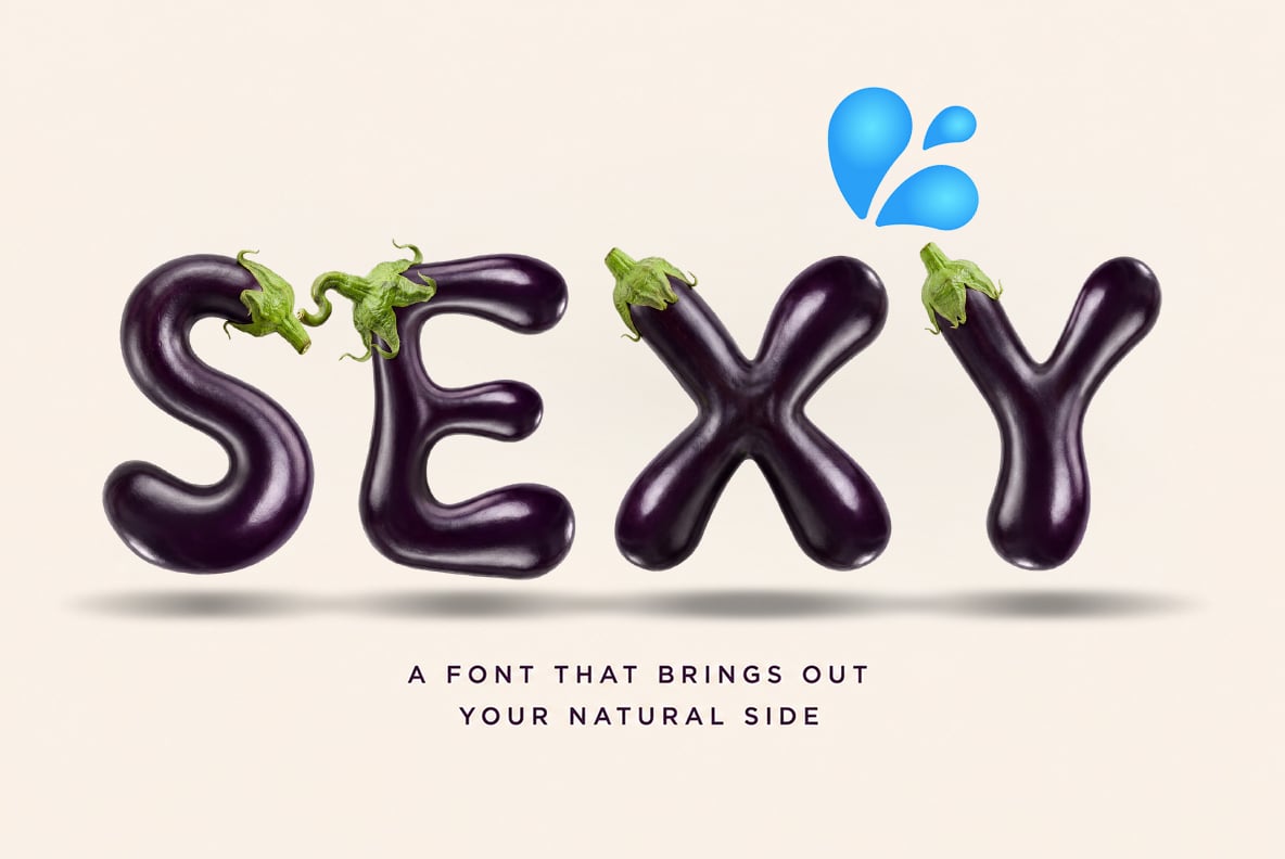 Eggplant Font