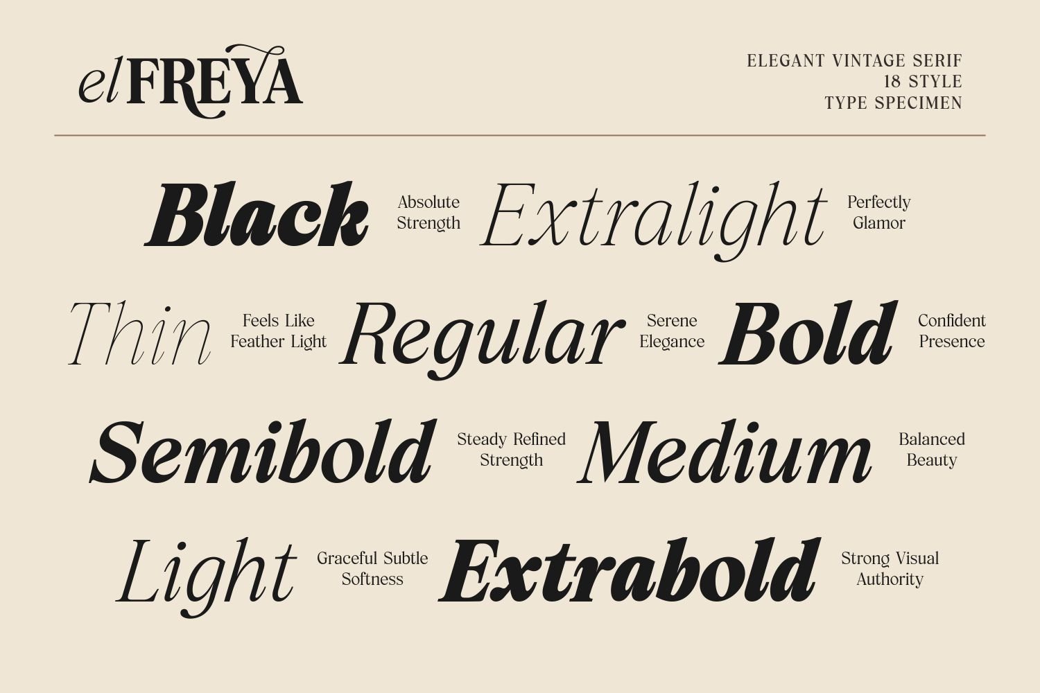 Elfreya - Elegant Branding Font
