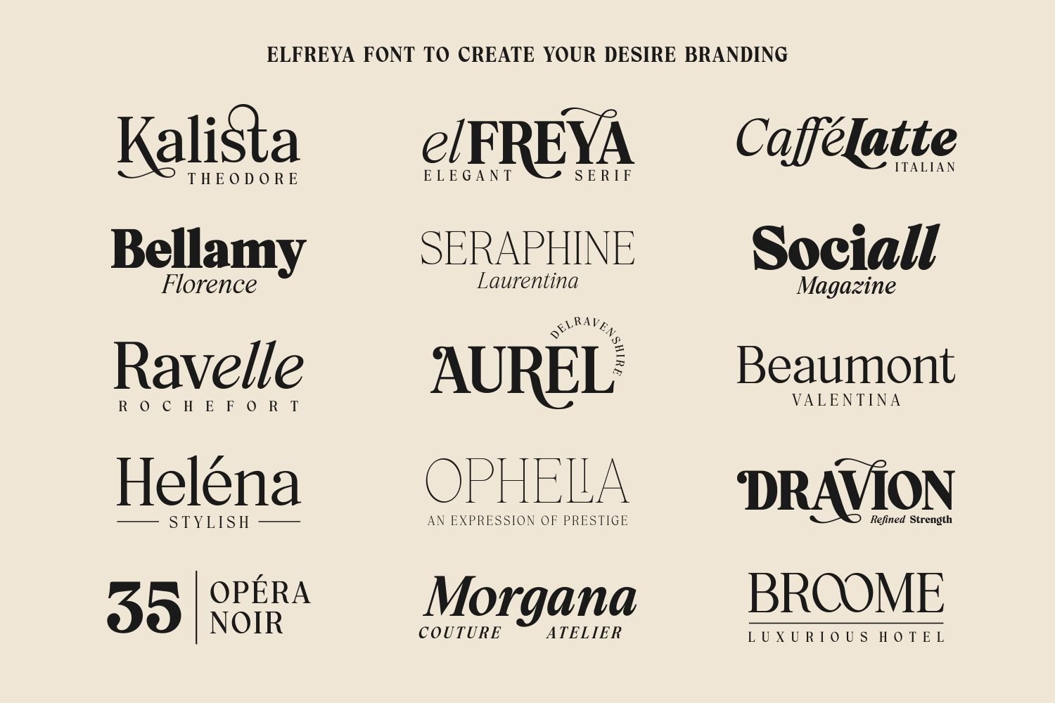 Elfreya - Elegant Branding Font