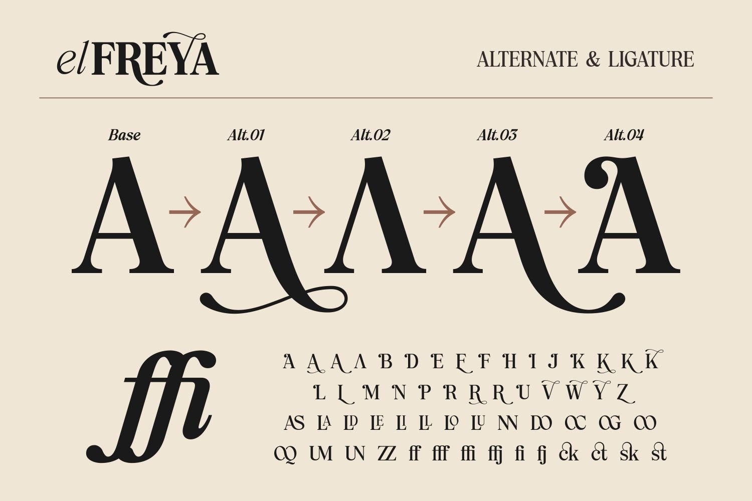 Elfreya - Elegant Branding Font