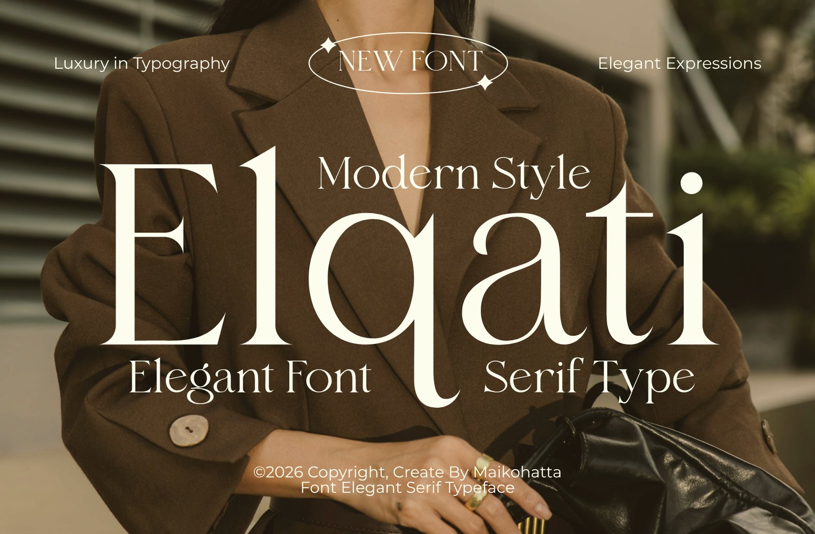 Elqati – Elegant Modern Serif Font