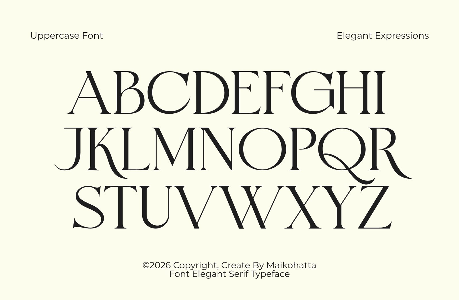 Elqati – Elegant Modern Serif Font