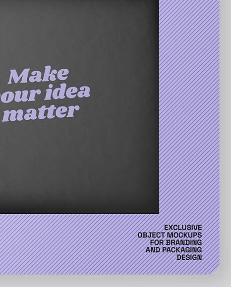 Empty Carton Box Mockup