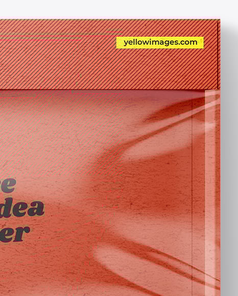 Empty Kraft Box Mockup