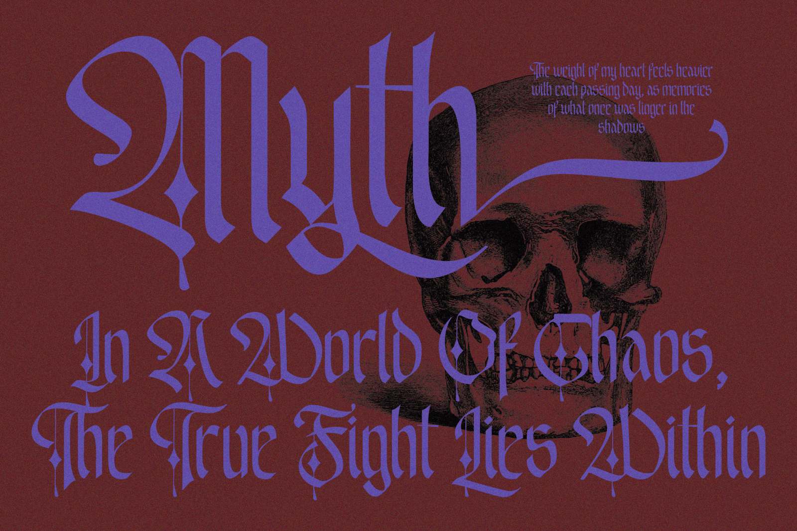 EMXAGE ALDSYB — Blackletter Font