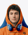 eSports Player Wearing Hoodie Mockup