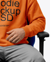 eSports Player Wearing Hoodie Mockup