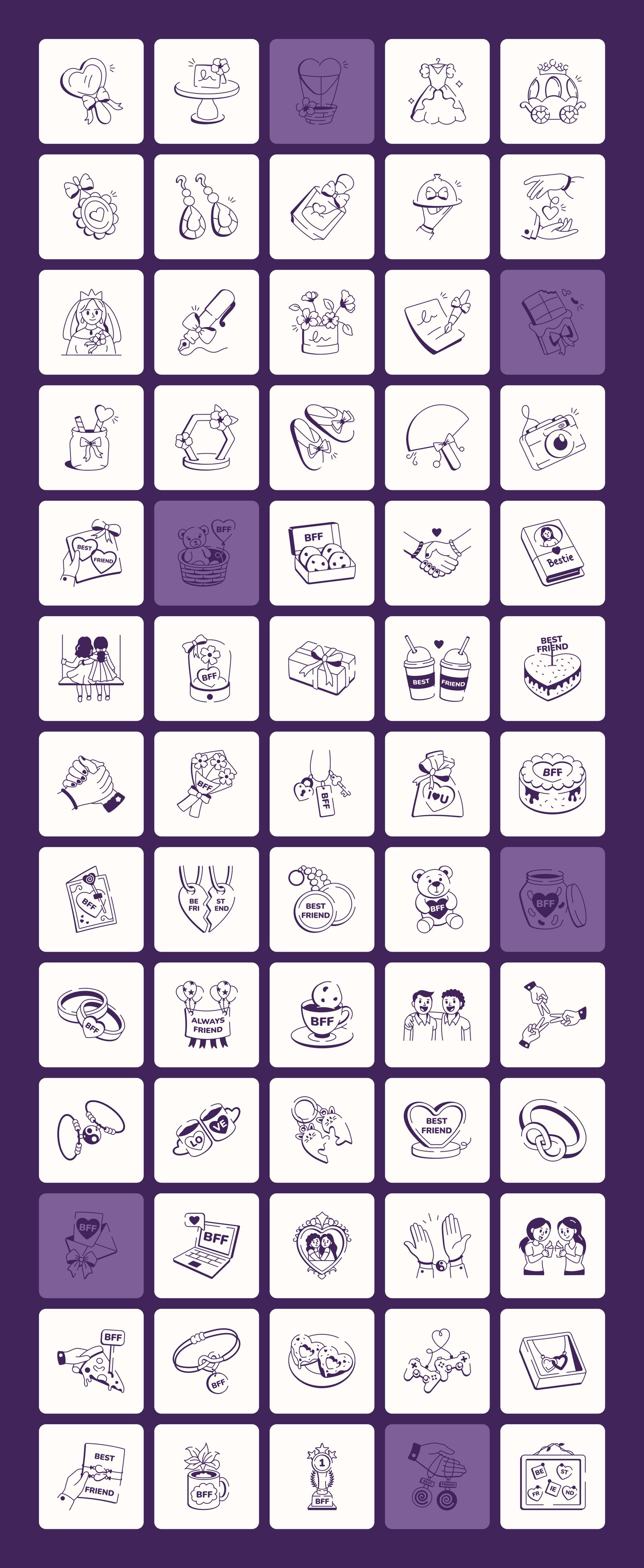 Events and Celebration Doodles Bundle
