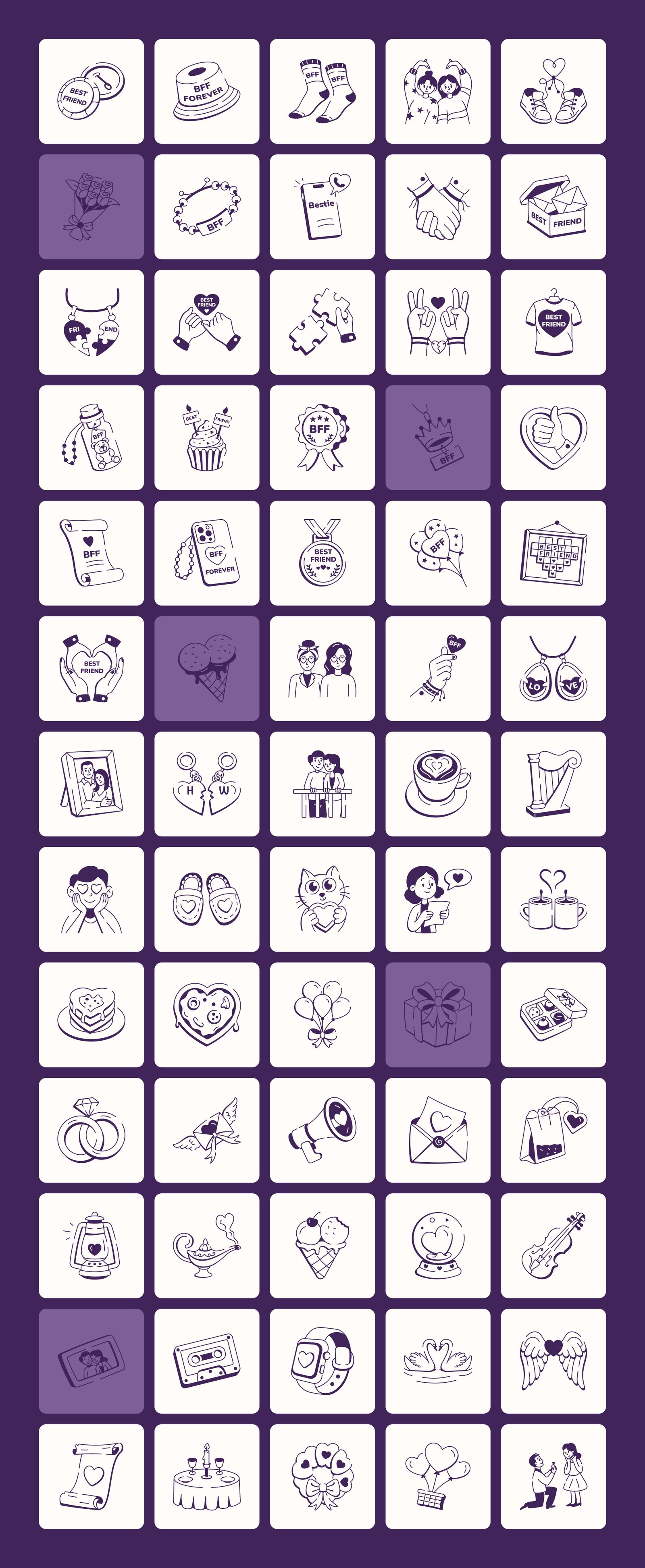Events and Celebration Doodles Bundle