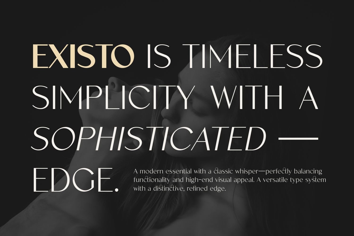 Existo - Luxury Sans Serif