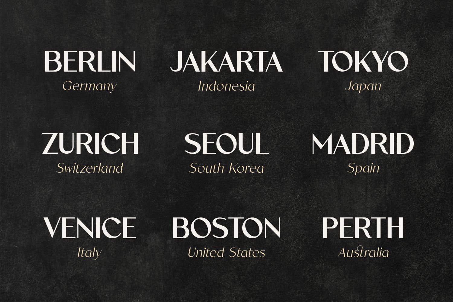 Existo - Luxury Sans Serif