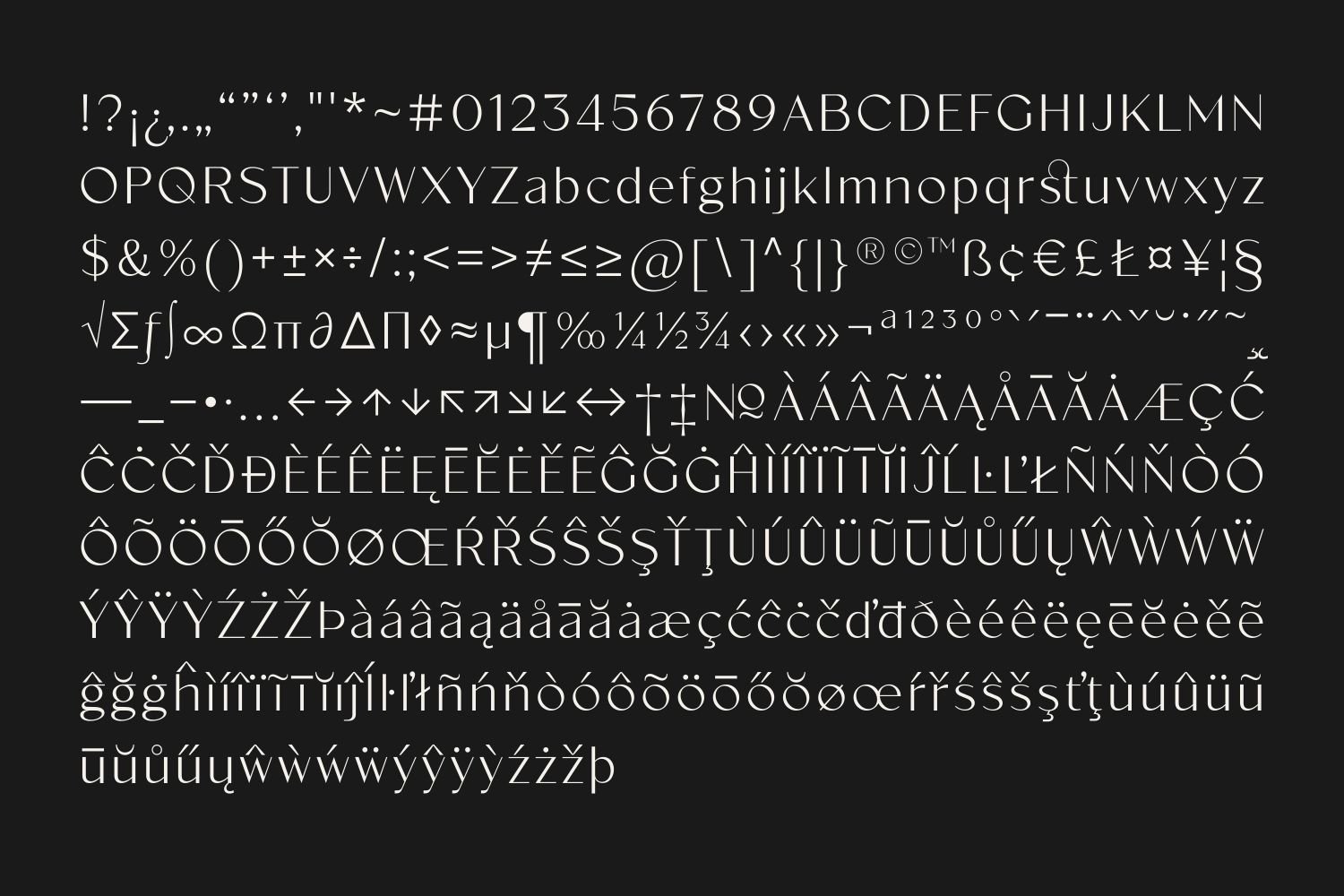 Existo - Luxury Sans Serif